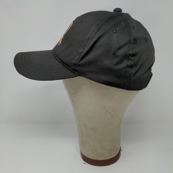 Quaker State Men's Strapback Hat Cap OSFA Black Adjustable Embroidered Logo - Picture 5 of 10